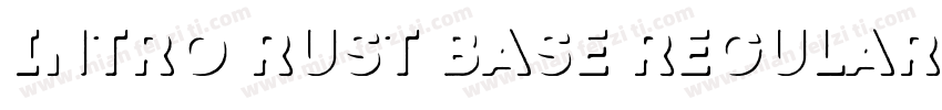 Intro Rust Base Regular字体转换